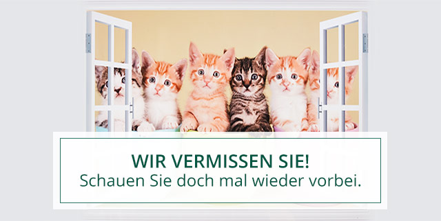 Wir vermissen Sie!